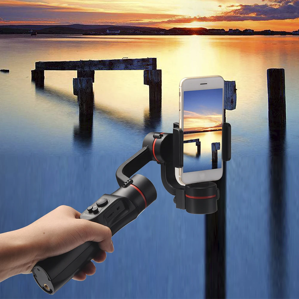 Шарнирный стабилизатор для смартфона Bluetooth регулируемый поручень карданный 3 оси
