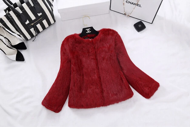 Новинка 2021 шуба из натурального кроличьего меха куртка 100% оптовая продажа с