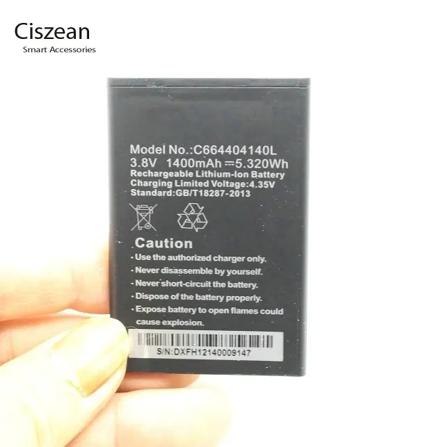Ciszean 2 шт./лот 1400 мАч Сменный аккумулятор для мобильного телефона BLU LIFE PLAY MIMI L190