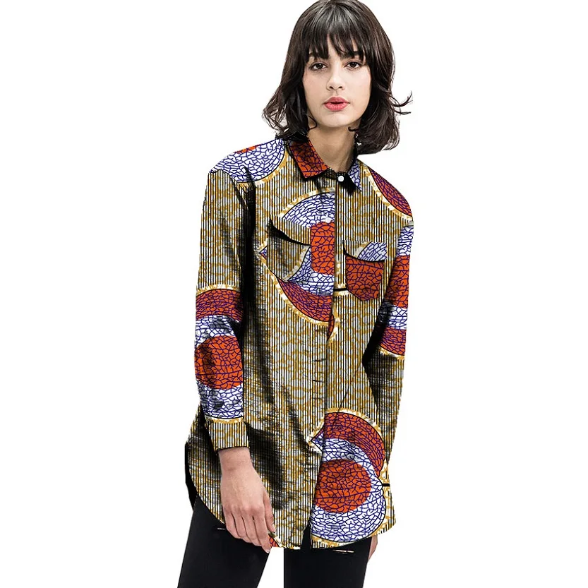 Модные женские рубашки африканские праздничные платья с принтом Дашики одежда