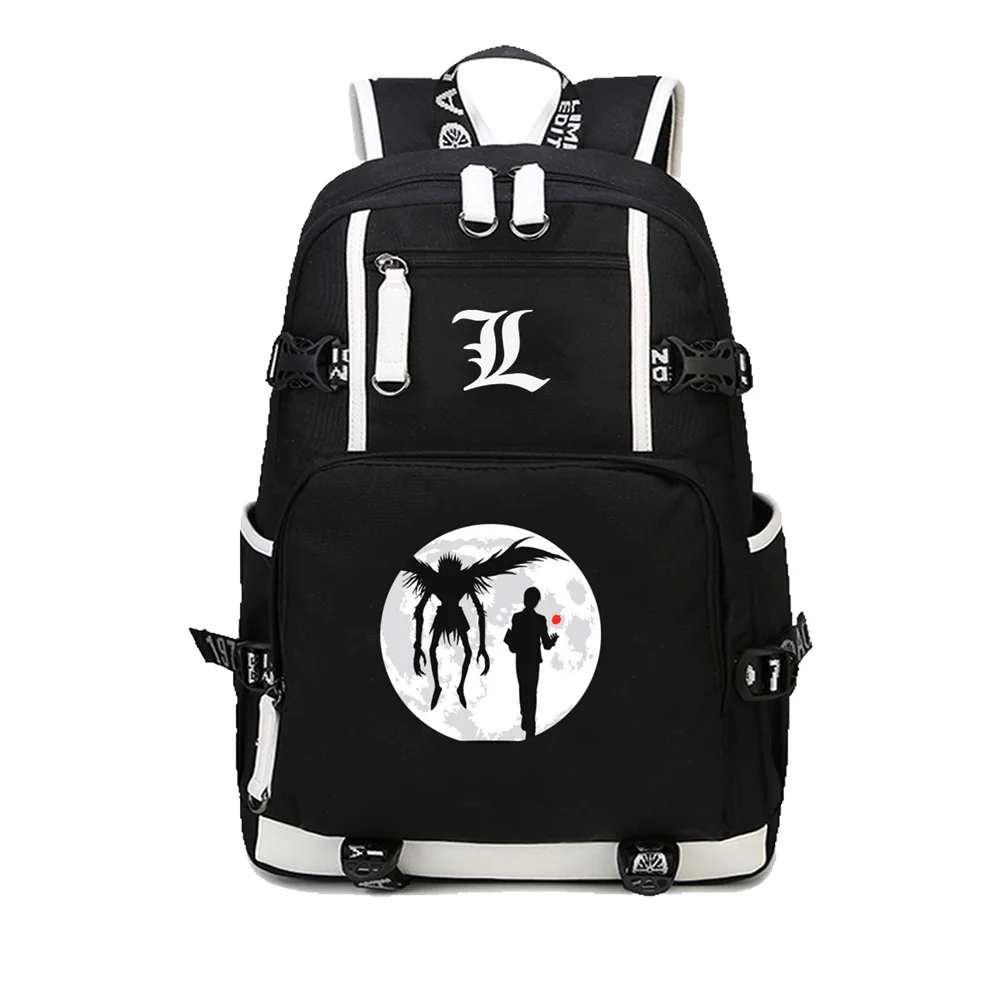 Рюкзак на плечо с аниме Death Note для мужчин и женщин школьный ранец ноутбука