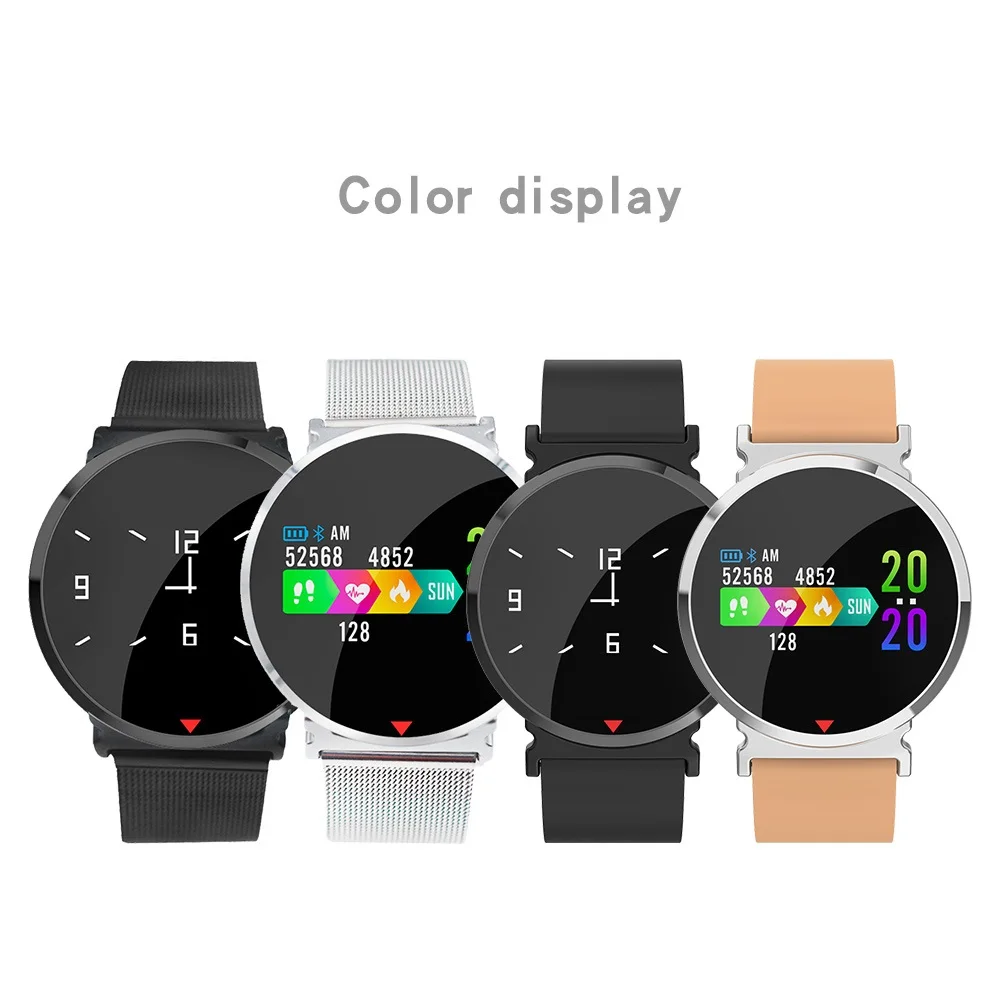 Bluetooth Smart часы Цвет Сенсорный экран для мужчин и женщин Детский Браслет
