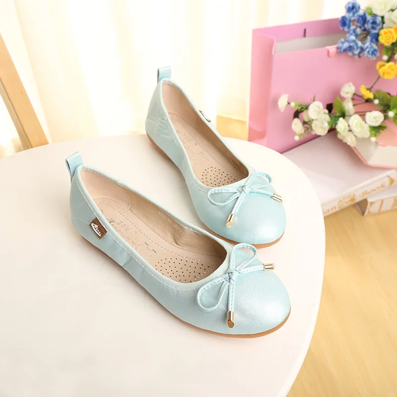 Женские туфли ZHENG PIN JIA REN в рулоне новая милая обувь B1 с круглым носком балетная