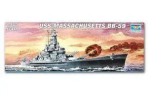 Модель Trumpeter 1/700 масштаб 05761 военно-морской флот США Южная Дакота линкор BB59