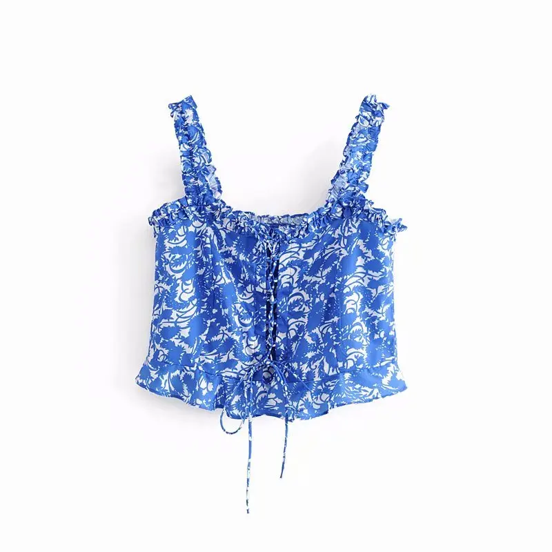 Женские комплекты Camis и Юбки Лето 2019 Новая мода кроп Топы низ угловая Длина