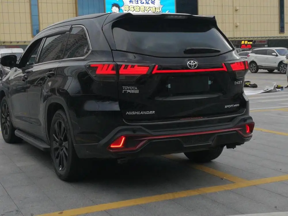 DK motion дизайн для- toyota highlander багажник лампа автомобиля спойлер лампа с led светильник