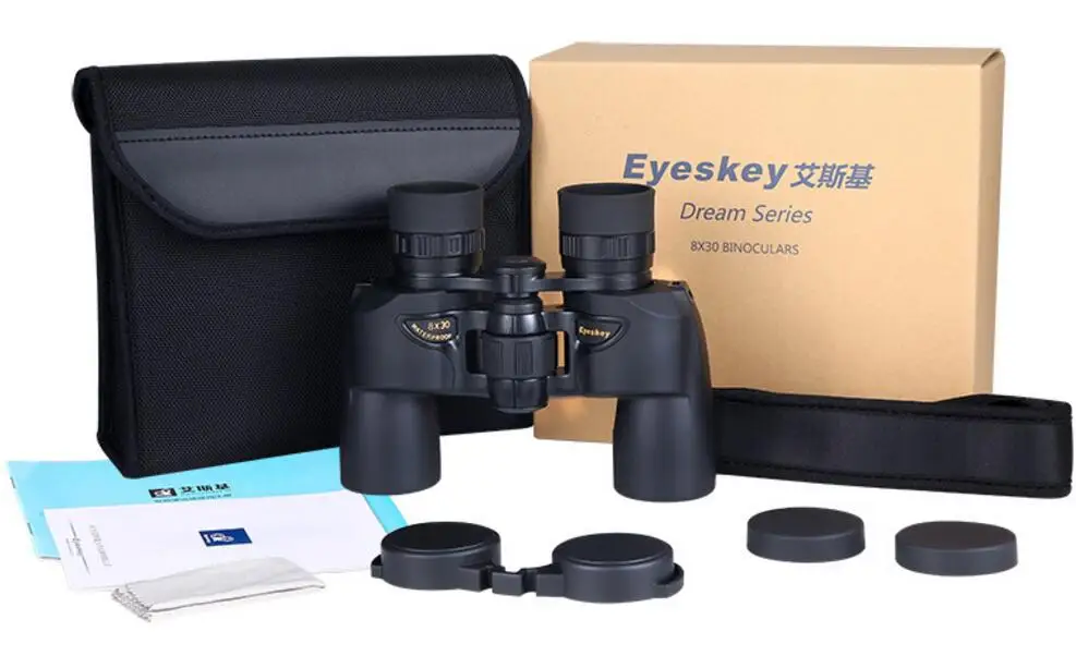 Eyeskey EK8730 8x30 бинокль Bak4 Prism Быстрая доставка телескоп для кемпинга охоты |