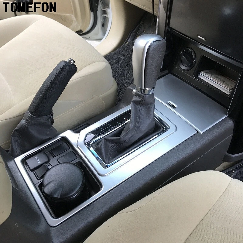 Рамка для хранения Toyota Land Cruiser Prado FJ150 2014 2015 ABS матовая краска дерева Передняя