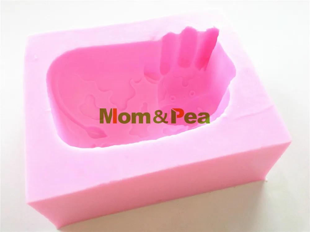 0468 Бесплатная доставка силиконовая форма Mom &amp Pea в форме молочного рогатого