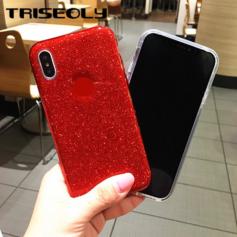 TRISEOLY Flash Three in one чехол для телефона iPhone 6 6s 7 8 Plus модные мягкие чехлы 5 5S SE задняя