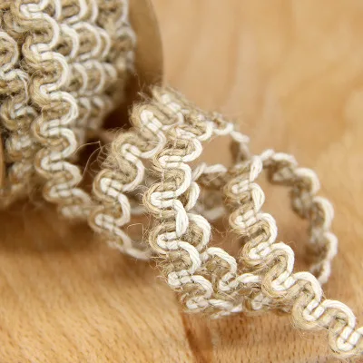 5 м DIY Ремесло винтажный натуральный Hessian джутовый шпагат веревка Свадебная вечеринка Мешковина Лента Декор для дома катушка фестиваль Скрапбукинг