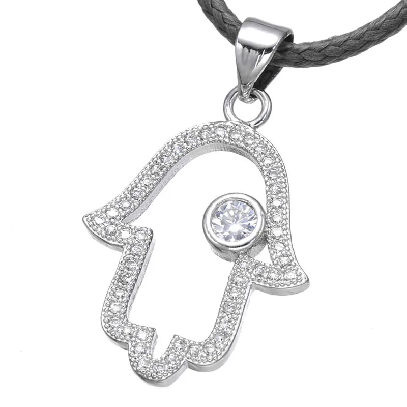 DIY ювелирные изделия Прямая поставка Hamsa EvilEye ожерелье для женщин Collare красочные