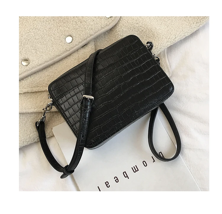 Saffiano Bolsos Mujer Bolsas Feminina из натуральной кожи с узором «крокодиловая кожа», женские сумки-мессенджеры, дизайнерские сумки