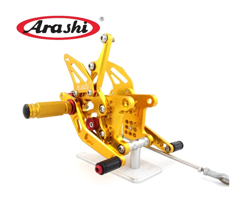 Араши для TRIUMPH Speed Triple 1050 2005 2010 CNC Регулируемые подножки Rider Rearset Rest 2006 2007 2008 2009