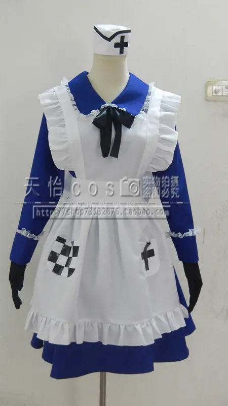 

2016 APH Axis Powers Hetalia Rosa Kirkland Uniform Maid Apron Dress Anime Cosplay Costumes