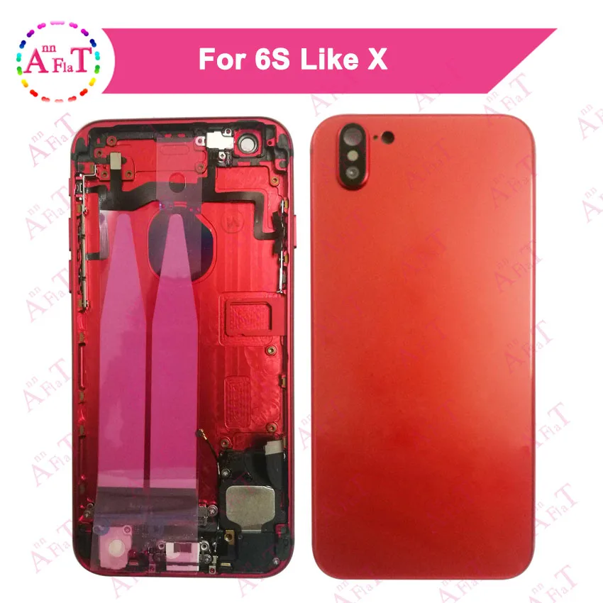 Задняя средняя рамка Шасси Полный 6splus Стиль X Plus Корпус в сборе Крышка