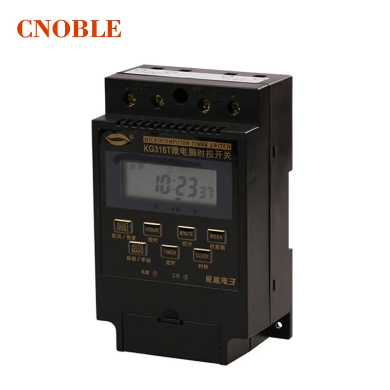 KG316T AC380V din-рейка lcd цифровой программируемый электронный таймер контроллер цифрового таймера