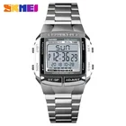 Часы наручные SKMEI мужские электронные, спортивные брендовые Роскошные Водонепроницаемые светодиодные цифровые в стиле милитари
