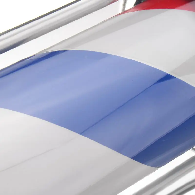 Вращающаяся Светодиодная лампа для парикмахерской в металлическую полоску |