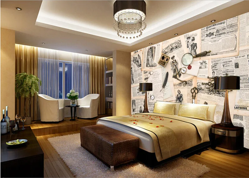 Европейская Настенная роспись винтажные фотообои пользовательские 3D обои