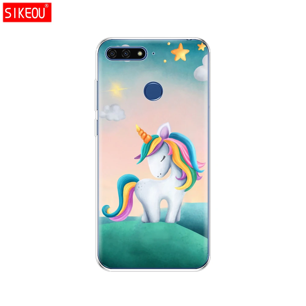 12062 Силиконовый чехол для Huawei Honor 7C, 5,7 дюйма, чехол, мягкий ТПУ, милый чехол, защитный чехол для телефона Huawei honor 7c Aum-L41 - Цвет: 12062