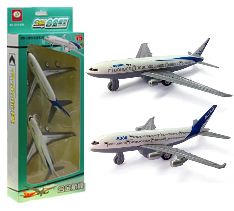 2 шт. Аэрофлот Boeing B777 Аэробус модель A380 Детская игрушка Моделирование сплава