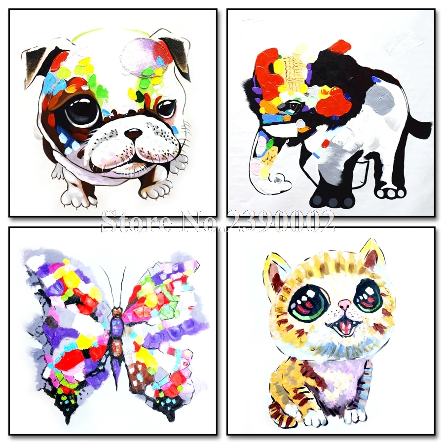 Набор для вышивки стразами 5D сделай сам разноцветная мозаика с животными