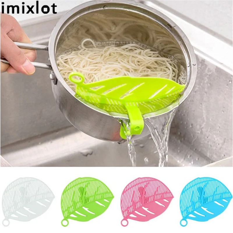 Imixlot силиконовый в форме листа Воронка для супа кухонные инструменты против