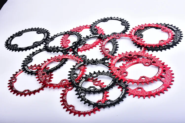 Deckas 104BCD 32T 34T 36T 38T круглая узкая широкая цепь для горного велосипеда Круглая и овальная пластина(Оставьте сообщение, чтобы выбрать цвет