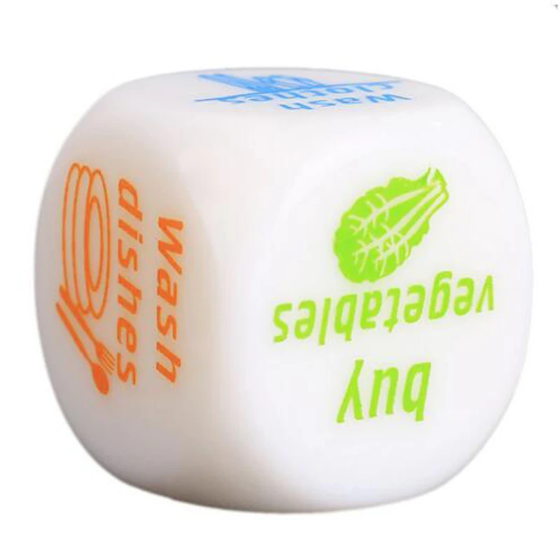 1 шт. креативные игральные кости игра игрушка милый семейный домашнюю работу