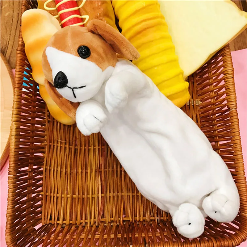 Брелок для ключей такса плюшевые брелки с собаками пенал чехол милыми животными