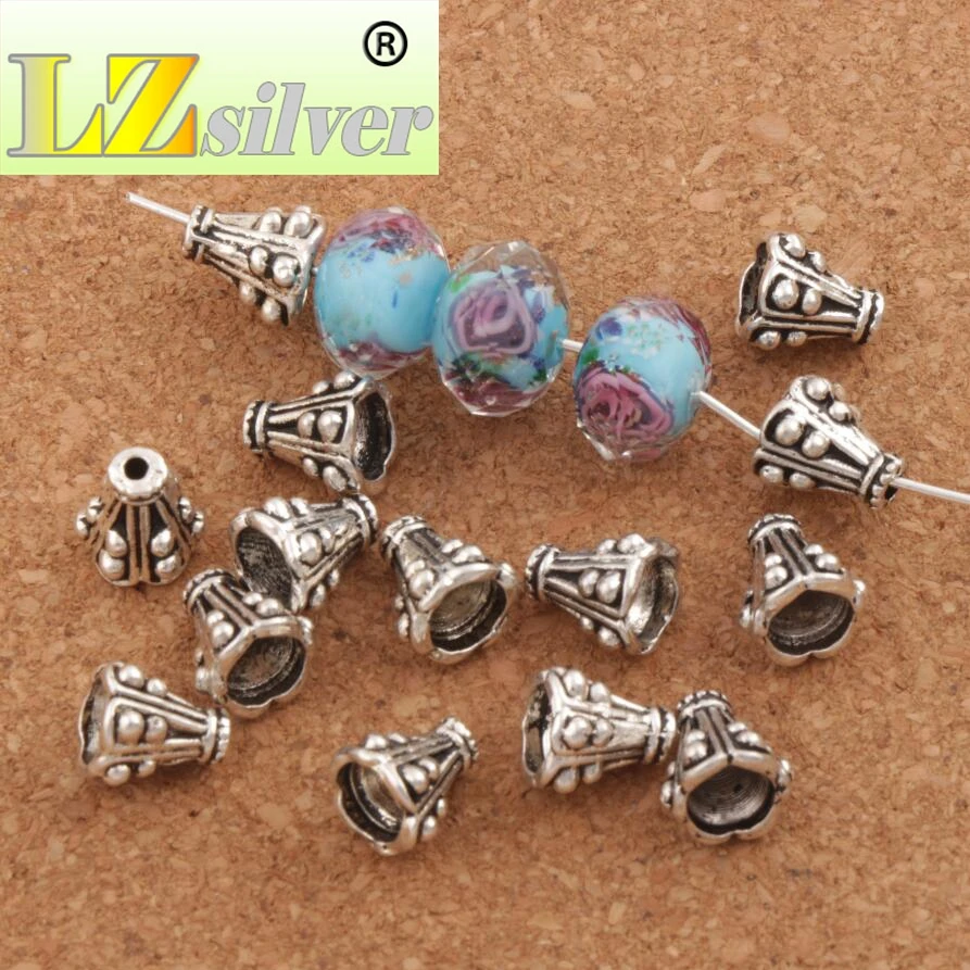 Коническая крышка в горошек s Крышка для бусин фурнитура ювелирных изделий