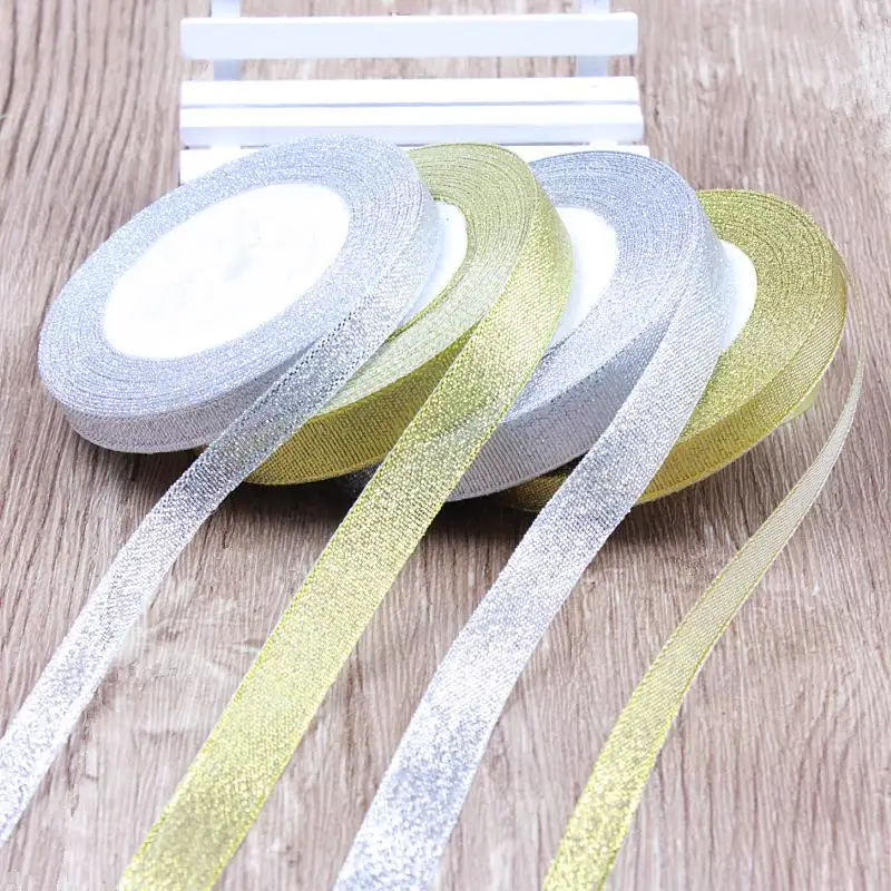 Шелковая атласная лента длиной 25 ярдов для вечеринки дома свадьбы украшения
