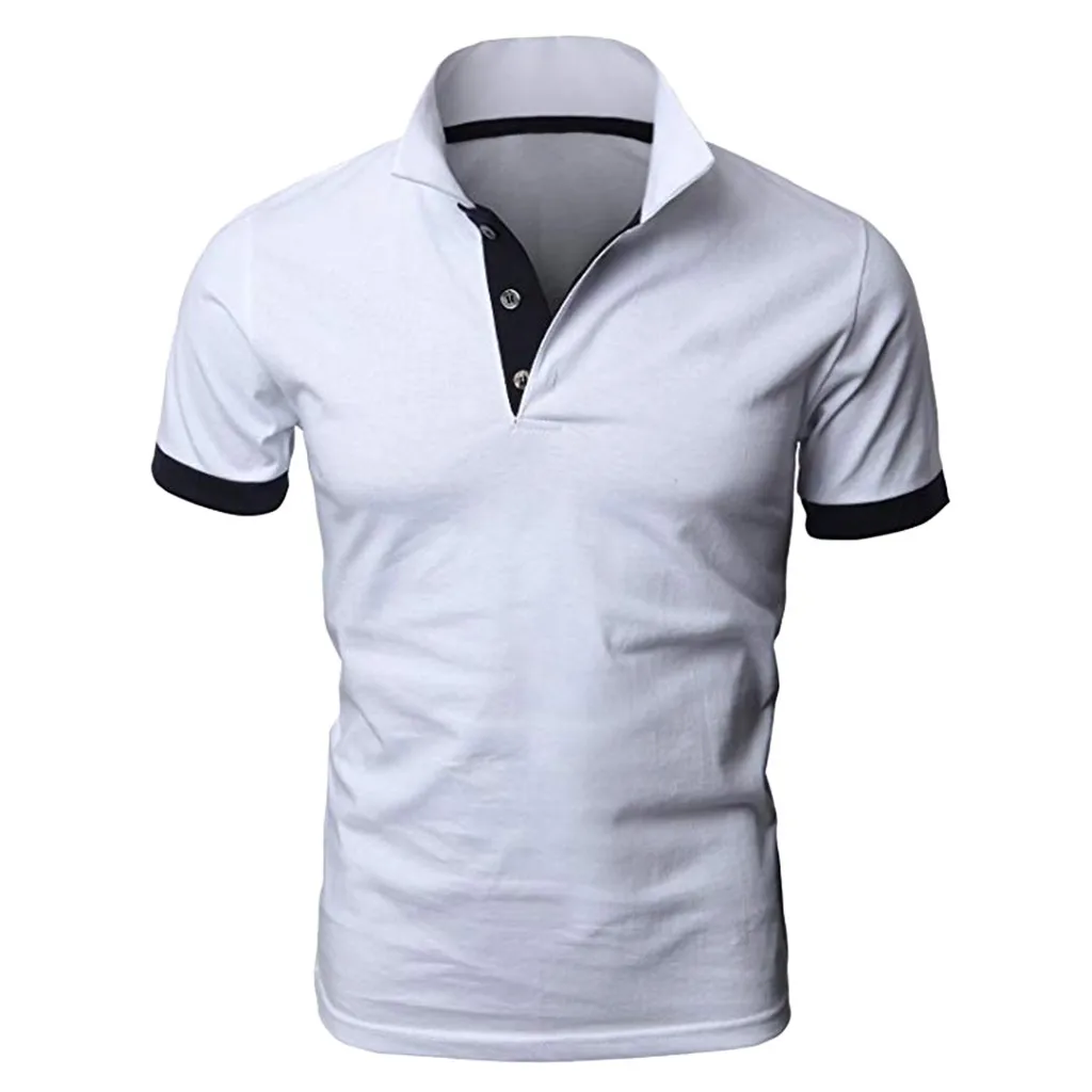 Мужская футболка поло с коротким рукавом camisa летняя новинка 2019 модные летние