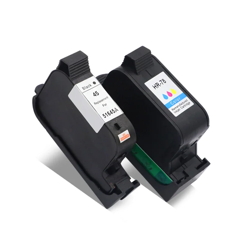 1pc совместимые чернильные картриджи для HP 45 черный с чернилами Deskjet 1220c 3820 3822 6122 6127