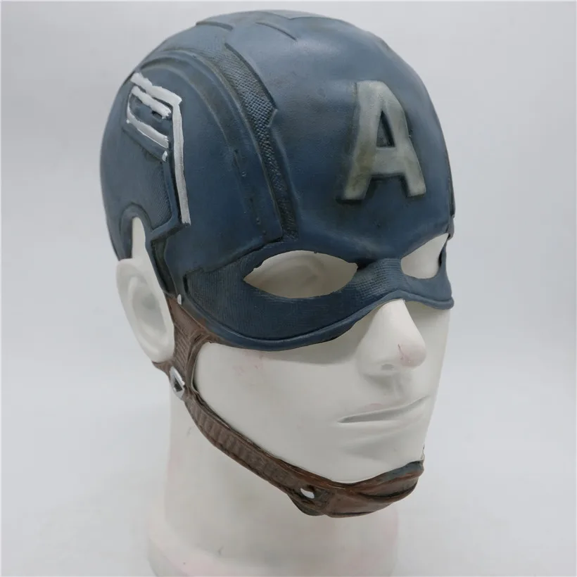 Mask Новейший костюм Капитана Америки для косплея, лайкра, спандекс, зентай, боди, комбинезоны с поясом/ремешком для взрослых и детей - Цвет: Mask