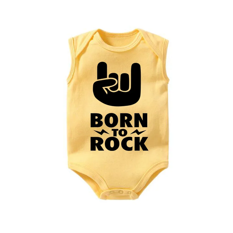 Боди для малышей «Born to Rock», хлопковая крутая одежда для малышей, подарок для малышей, альтернатива для малышей, рок-звезда, 0-12 месяцев
