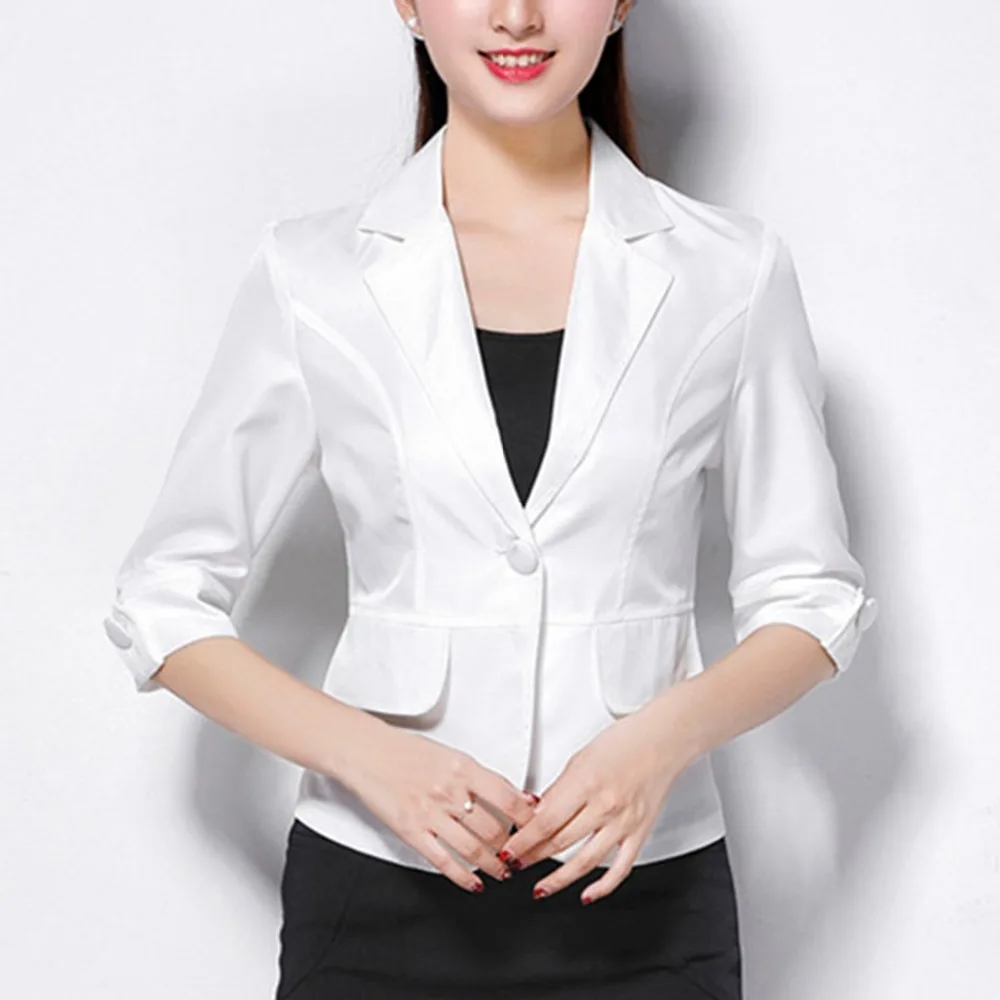 Женский облегающий Блейзер, белый пиджак, верхняя одежда, Y198, весна-лето 2022