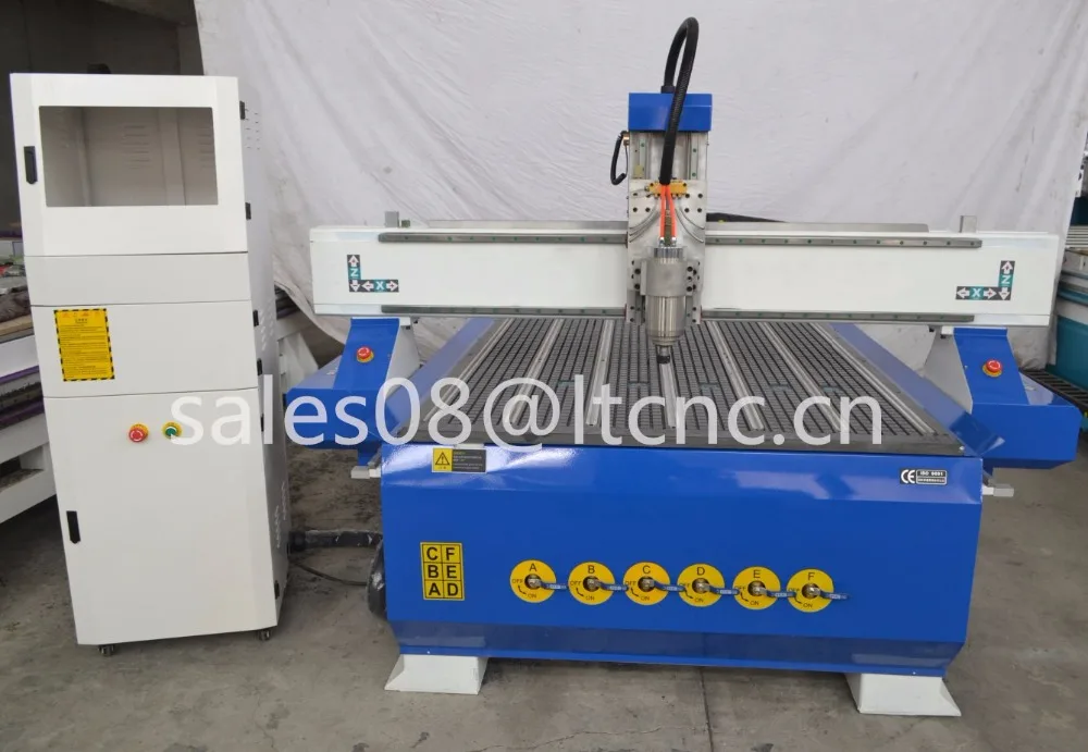 4 осевой вакуумный Т образный стол деревообрабатывающий фрезерный станок с ЧПУ