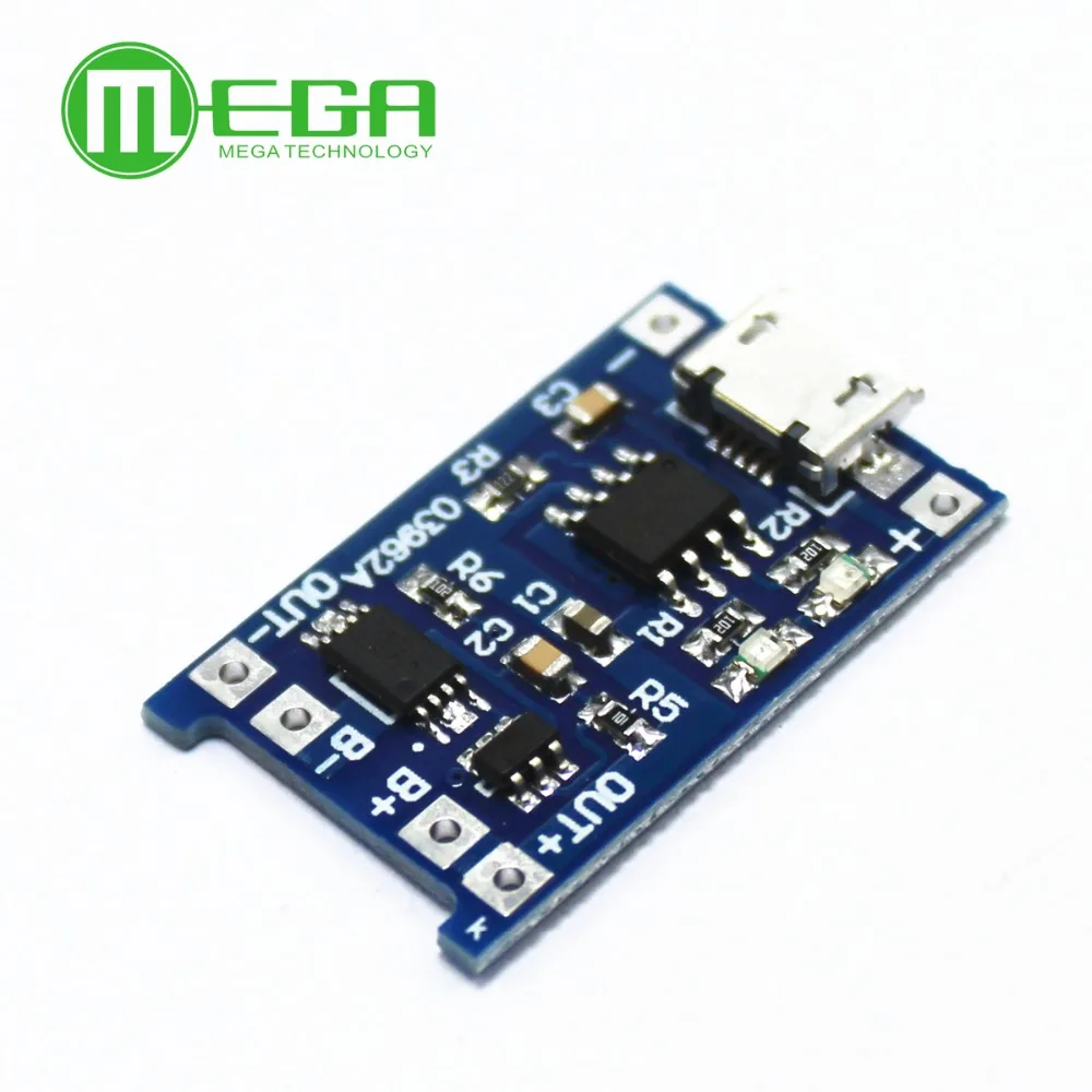 1 шт. зарядная плата для литиевой батареи 5 в а с Micro USB 18650 модуль зарядного
