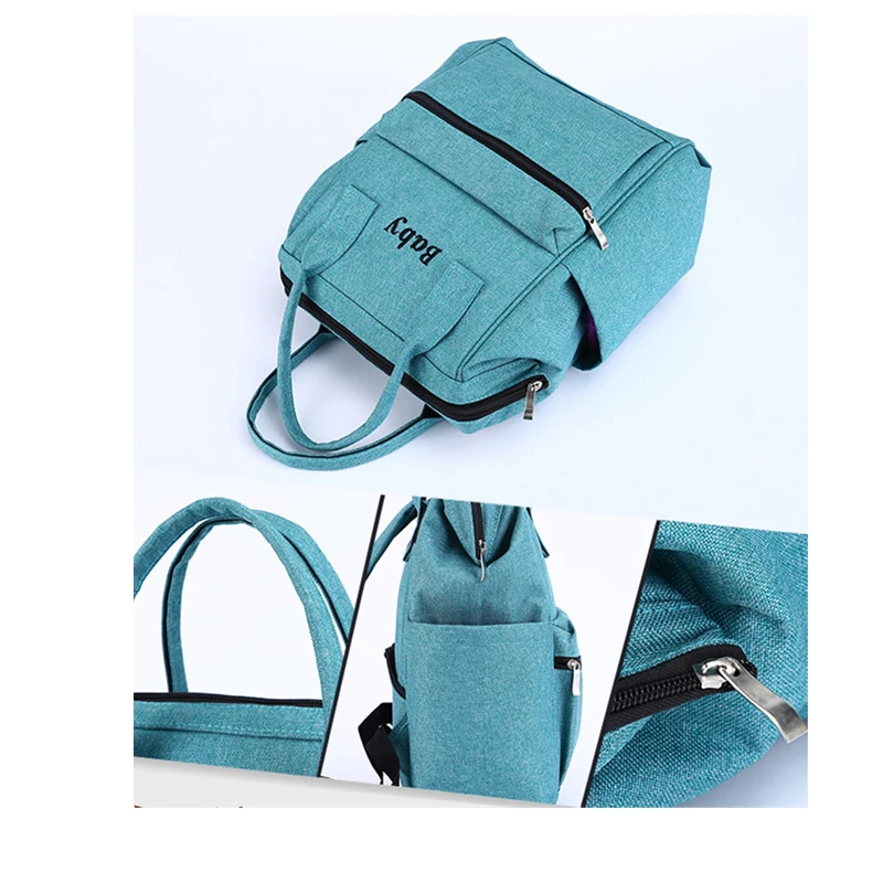 

New waterproof fashion shoulder Mummy bag multi-function large capacity out maternal and child backpack baby care handbag