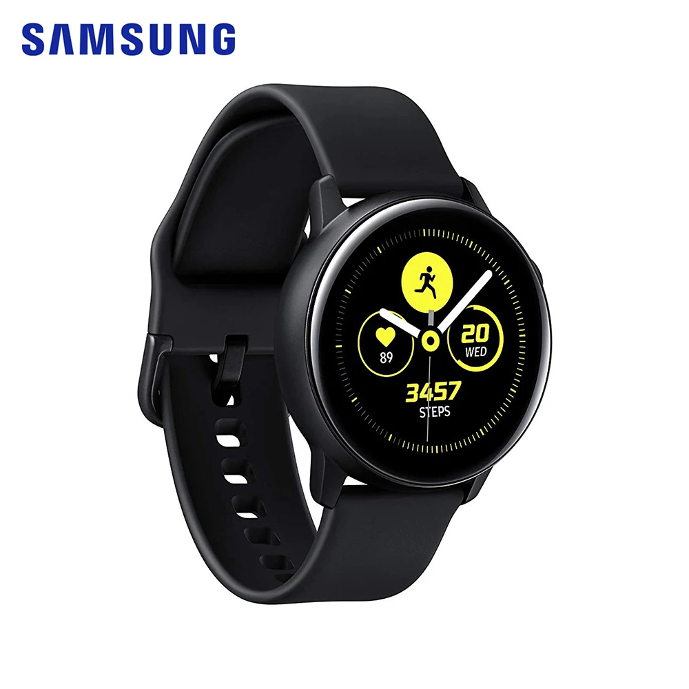 Оригинальный samsung Galaxy Watch Active Bluetooth 4 2 смарт часы NFC GPS с датчиками AMOLED 1 'ཐ мм