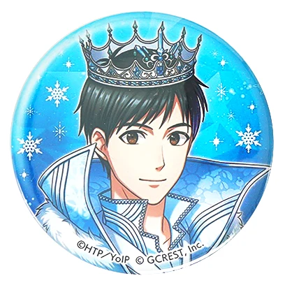 Yuri! На льду Yume 100 значок аниме Принц Виктор Никифоров Katsuki Юрий плисецкий Декоративный металл значок брошь на шпильке - Окраска металла: 02 Yuuri Katsuki