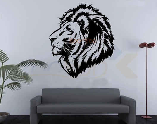

lion head kid room nursery decal zooyoo8004 decorative adesivo de parede removable vinyl wall sticker