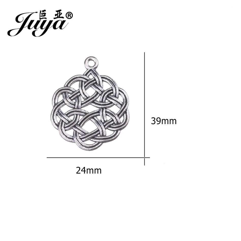 Ажурные Подвески JUYA из древней филиграни с полыми цветами для изготовления