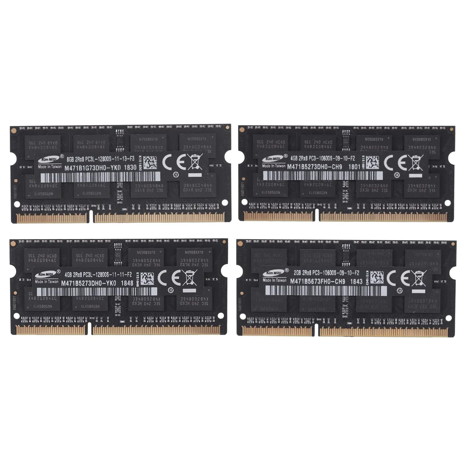Kimmidi Ddr3L 8 Гб 1600 МГц 1,5 в ноутбук Sodimm Ram память ноутбука