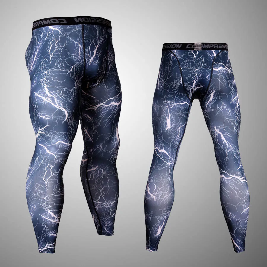 Green pants Мужская белая футболка, футболка для фитнеса, быстросохнущие компрессионные лосины для занятий спортом, футболки для бега, мужская термо-рубашка Rashgard MMA - Цвет: Green pants