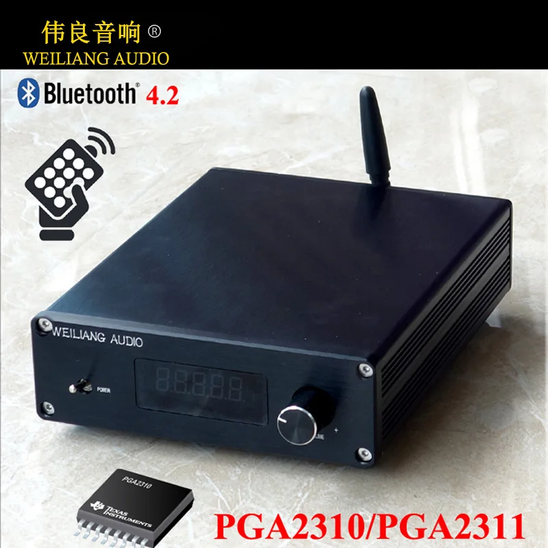 Готовые F3 Hi Fi PGA2310 PGA2311 предусилитель W/Bluetooth 4 2 предусилитель|Усилители мощности| |