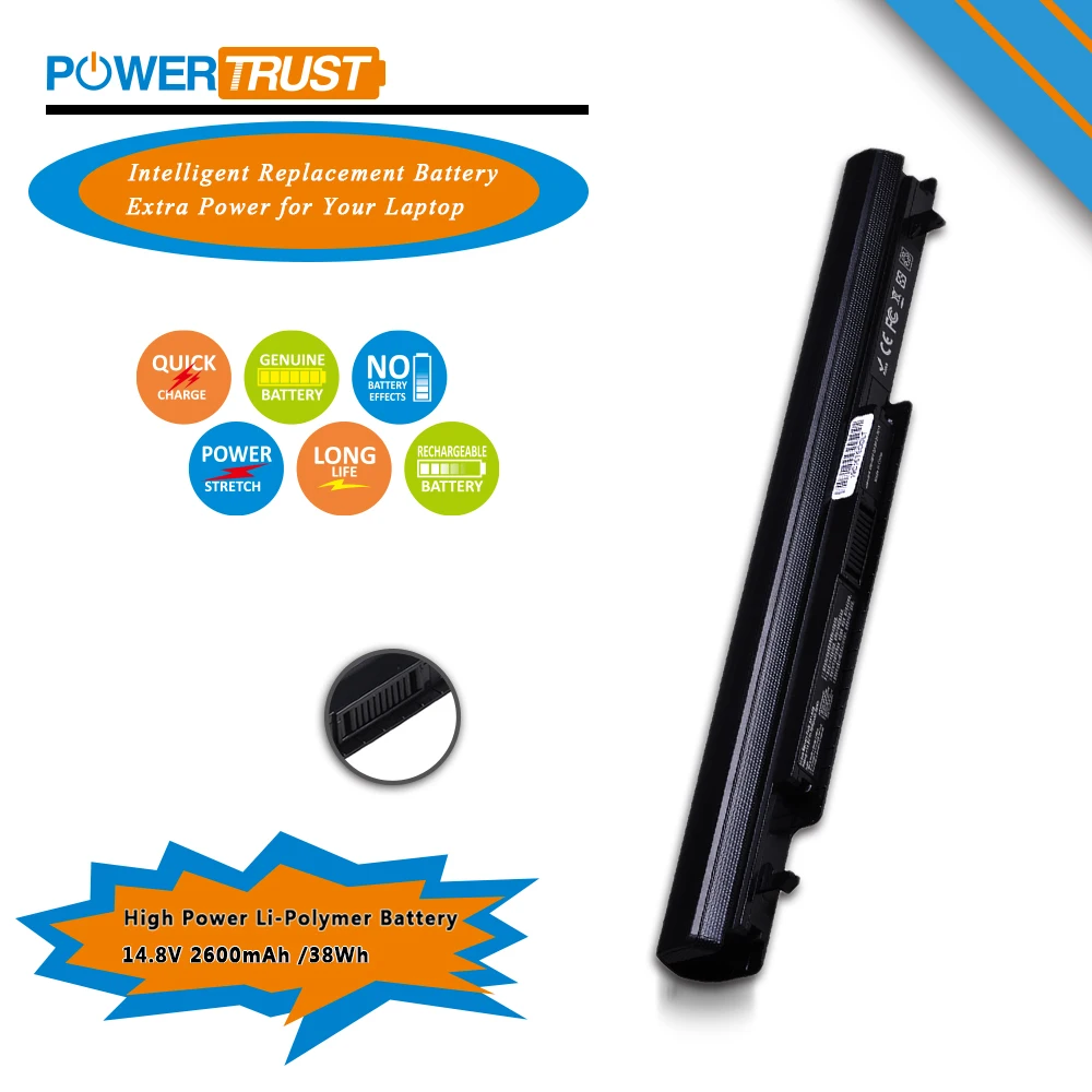 Аккумулятор для ноутбука ASUS A46 A56 E46 K46 K56 R405 R505 R550 S40 S46 S505 S550 S56 U48 U58 V550 P/N 2600 мАч 1