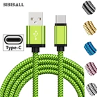 Кабель для зарядки BIBIBALL, USB Type-A-Type-C, 2.4A, 0.25м-1м, 7 цветов